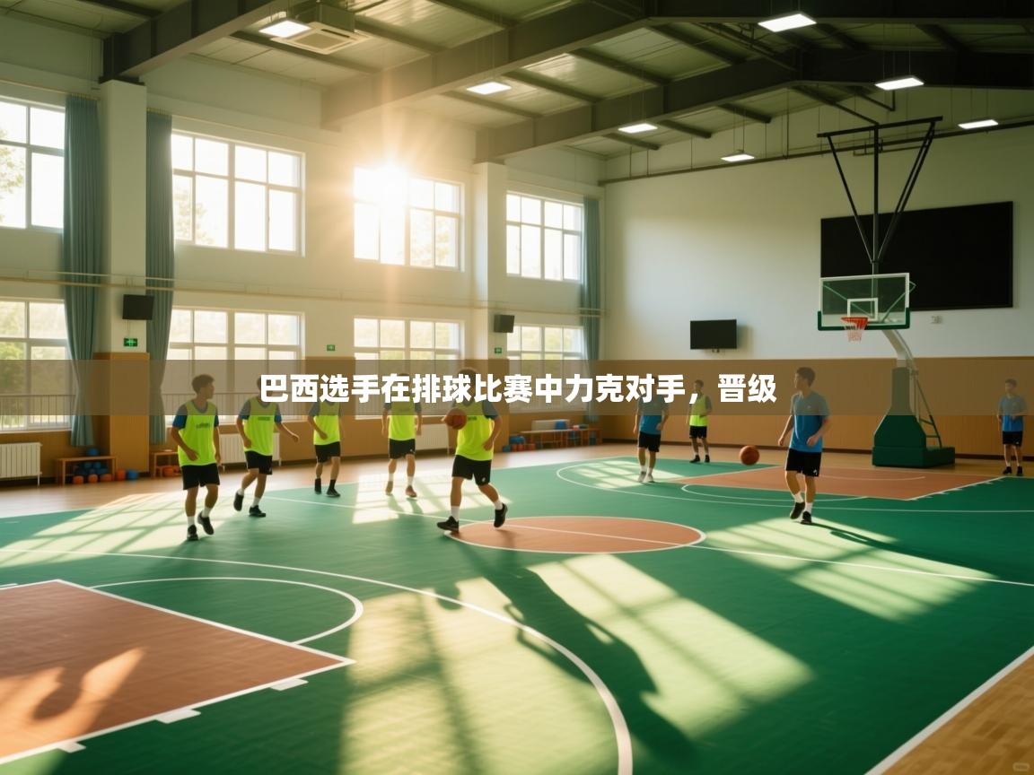 巴西选手在排球比赛中力克对手，晋级  第1张